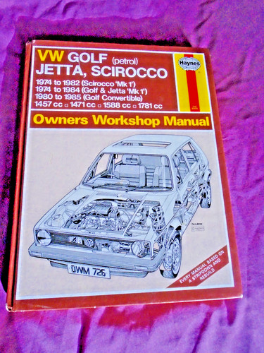 Golf jetta scirocco - jetta, manual
