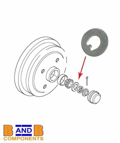 Wheel bearing thrust washer - bearing,