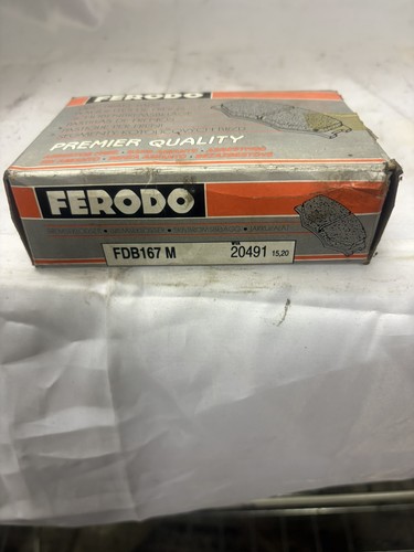 Ferodo brake pad set - pad, fdb167m