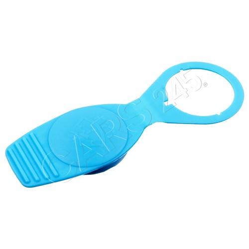 Blue washer fluid tank sealing - washer,