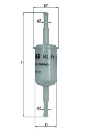 Mahle fuel filter for audi - fuel,