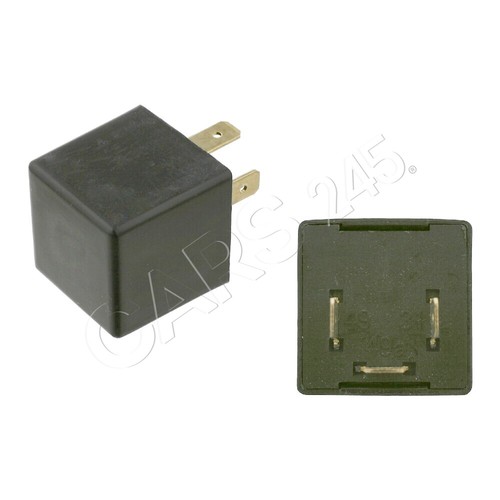 Black plastic relay febi - black, fits