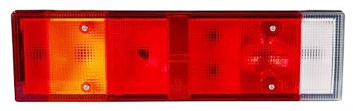Tail light with license plate