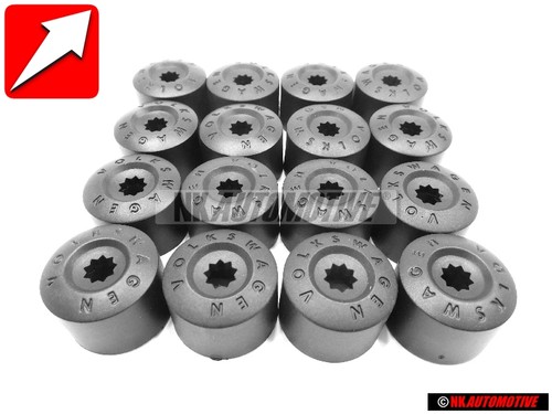 16x genuine wheel bolt lug - vw,