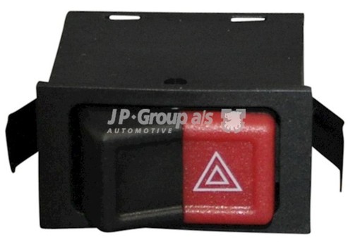 Hazard warning switch black - hazard,